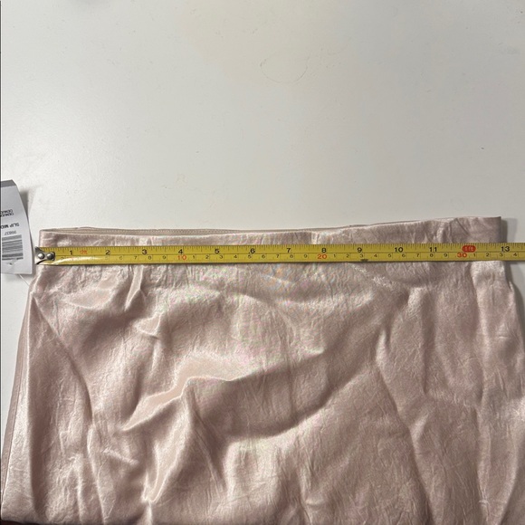 Aritzia Midi Satin Slip Dress in Pearly Pink White - Picture 7 of 10